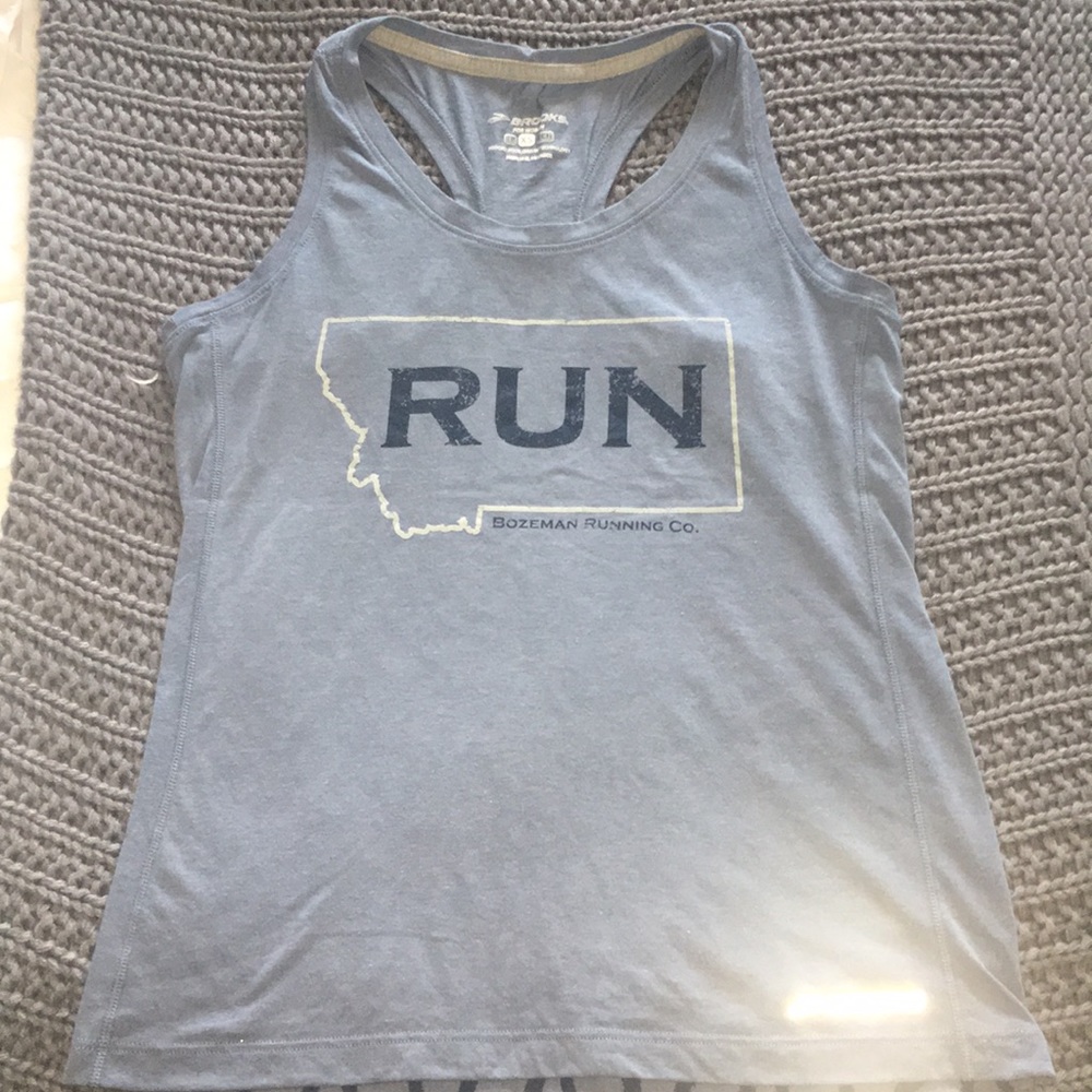 Brooks running tank top xs run MT